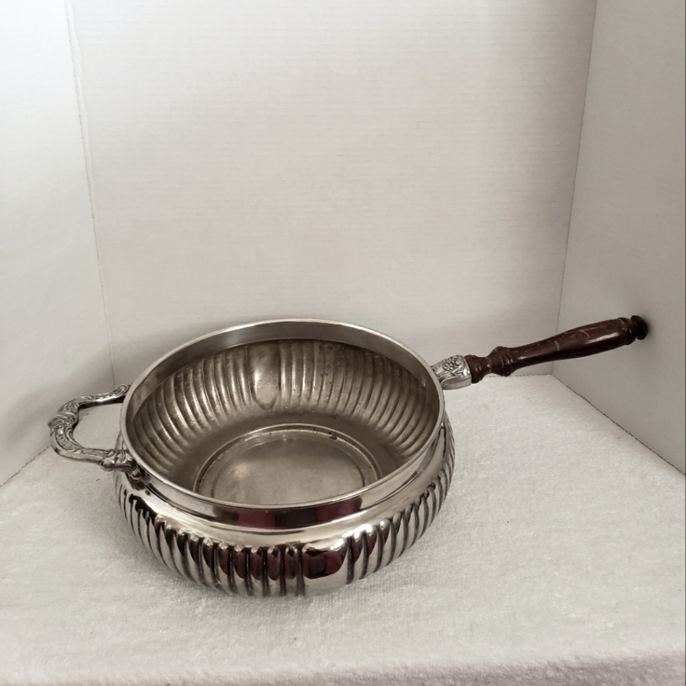 WARMING dish Sheridan Taunton silverplated 10.5" diameter 4.5" H